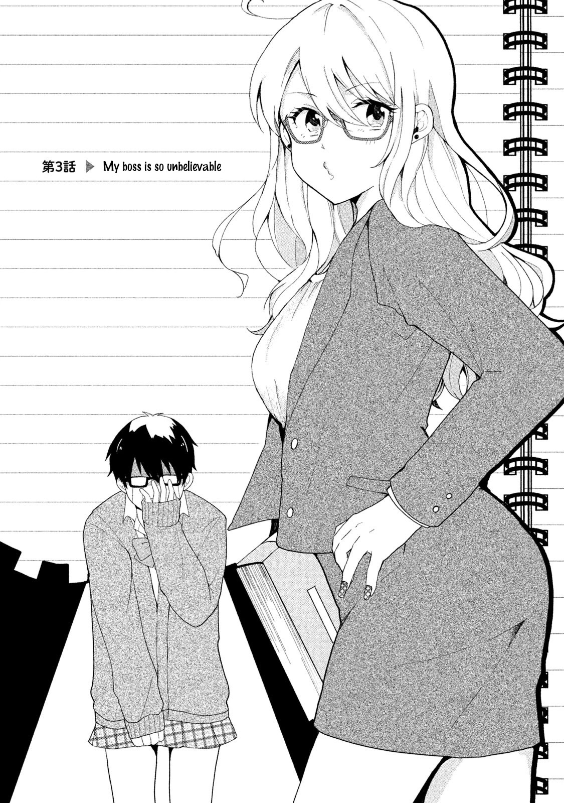 Shachiku to Gal ga Irekawarimashite Chapter 3 page 1 - Chapter 3: My boss is so unbelievable