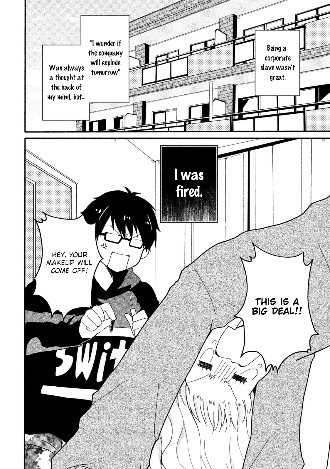 Shachiku to Gal ga Irekawarimashite Chapter 4 page 2 - Chapter 4: Leaving the company