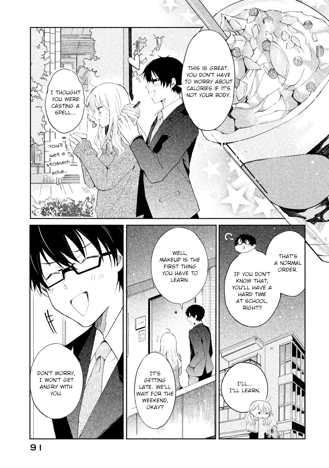 Shachiku to Gal ga Irekawarimashite Chapter 6 page 3 - Chapter 6: I can't say it