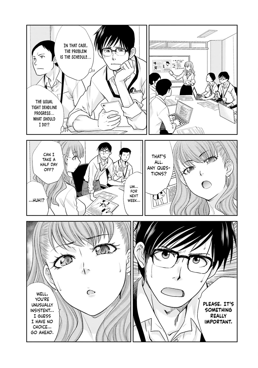 Shachiku to shoujo no 1800-nichi Chapter 14 page 13 - Chapter 14: Parent-Teacher-Student Conferences