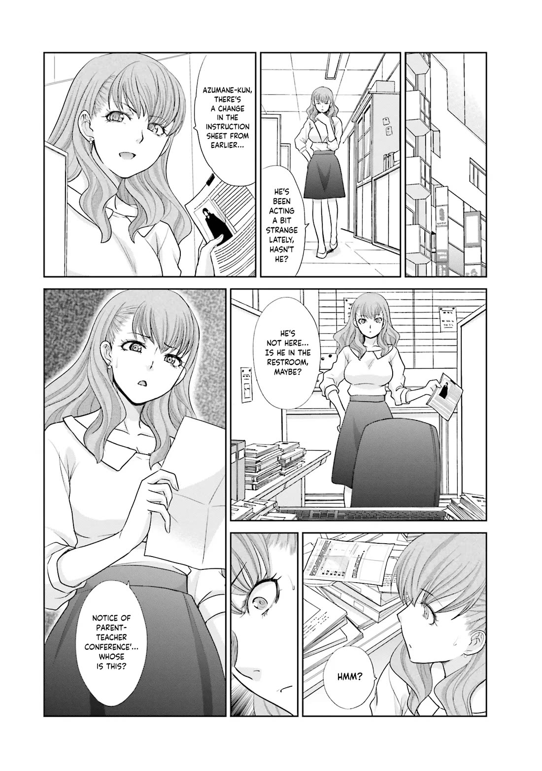 Shachiku to shoujo no 1800-nichi Chapter 14 page 14 - Chapter 14: Parent-Teacher-Student Conferences