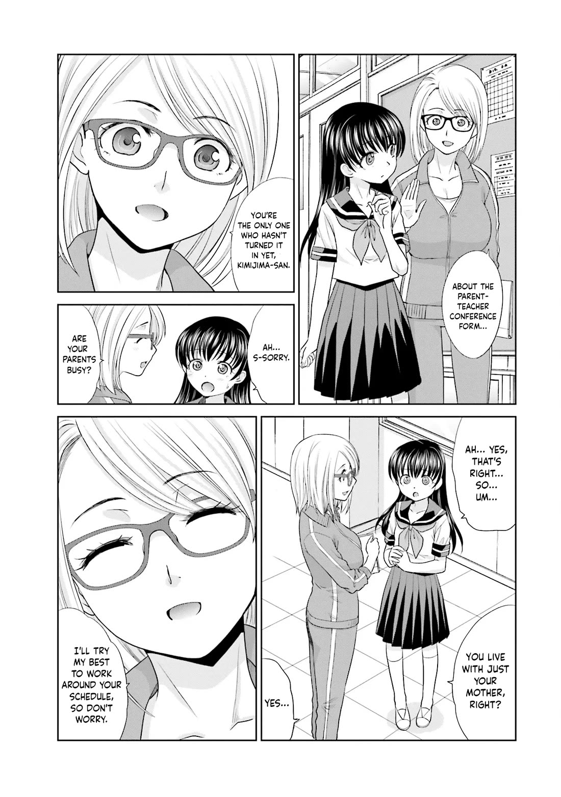Shachiku to shoujo no 1800-nichi Chapter 14 page 3 - Chapter 14: Parent-Teacher-Student Conferences