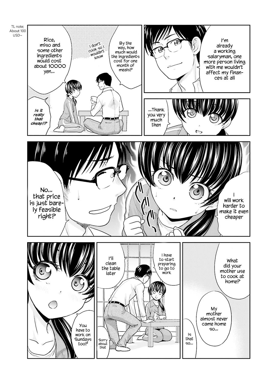 Shachiku to shoujo no 1800-nichi Chapter 2 page 6 - Chapter 2: You are not Alone Anymore