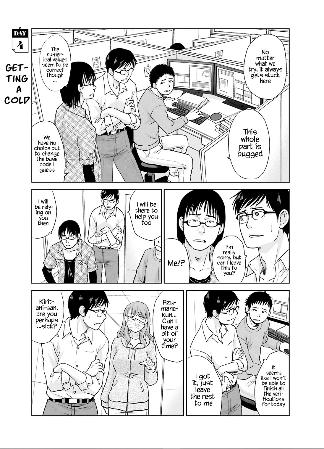 Shachiku to shoujo no 1800-nichi Chapter 4 page 2 - Chapter 4: Getting a cold