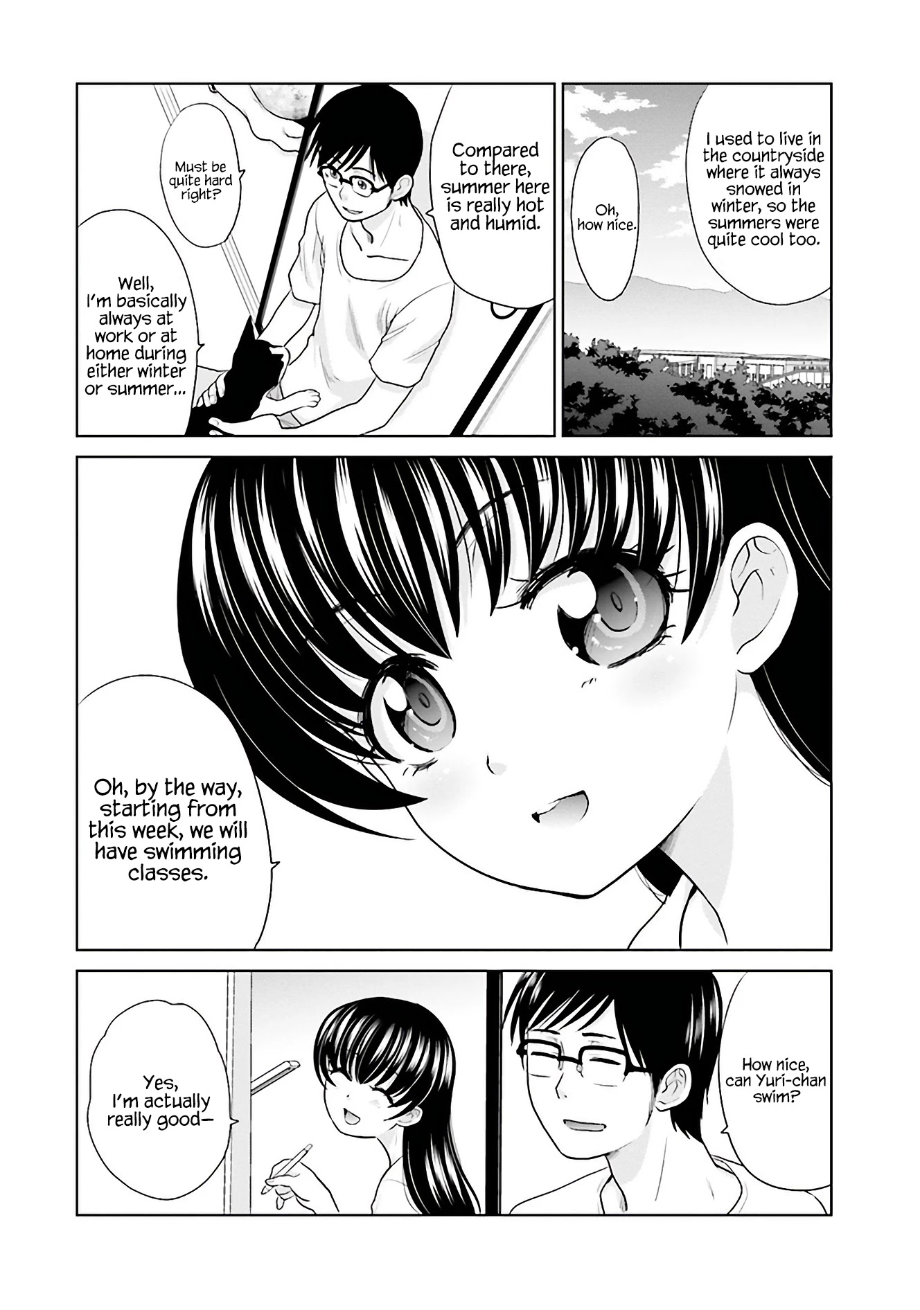Shachiku to shoujo no 1800-nichi Chapter 7 page 6 - Chapter 7: Pool opening