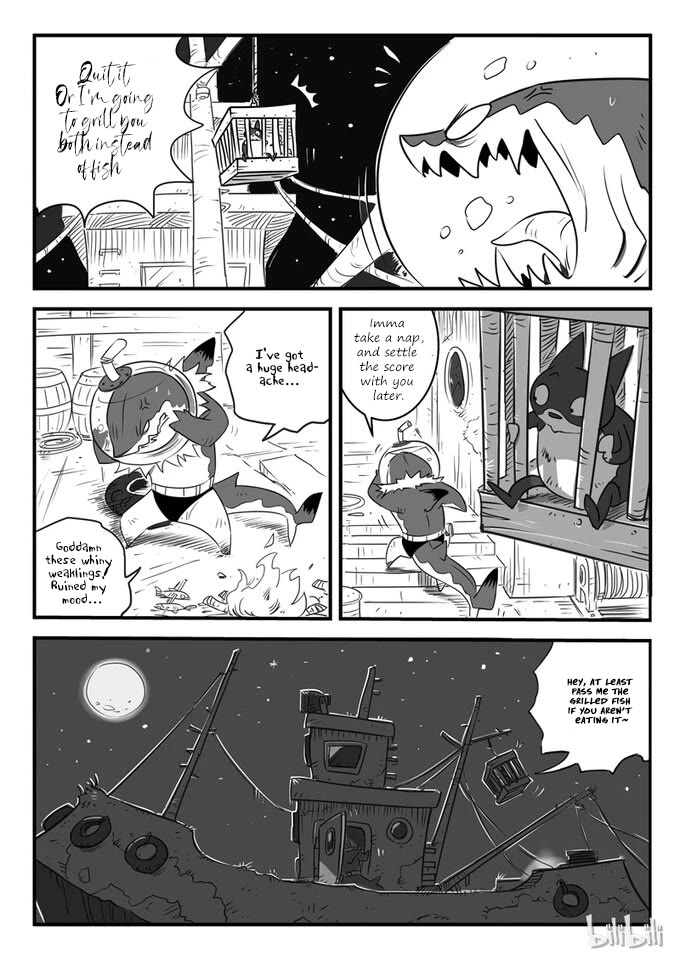 Shadow Cat Chapter 6 page 11 - Chapter 6: Says the scaredy~Red Tail
