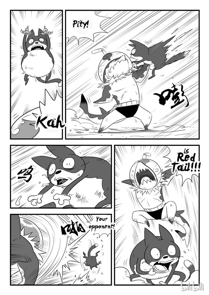 Shadow Cat Chapter 6 page 3 - Chapter 6: Says the scaredy~Red Tail