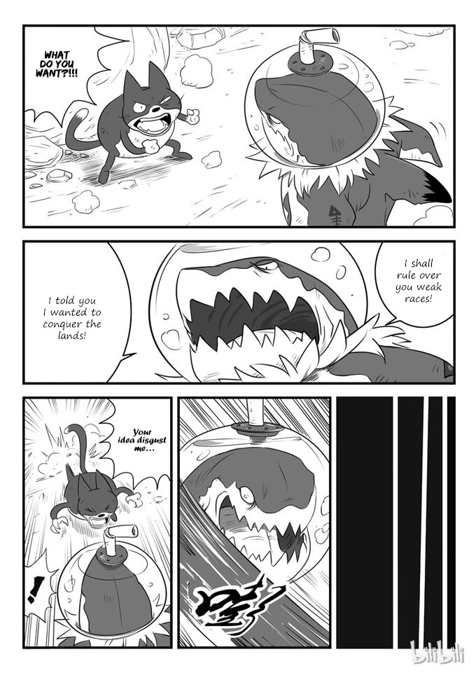 Shadow Cat Chapter 6 page 8 - Chapter 6: Says the scaredy~Red Tail