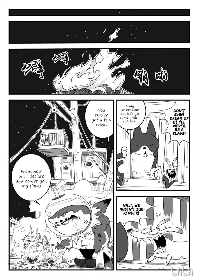 Shadow Cat Chapter 6 page 9 - Chapter 6: Says the scaredy~Red Tail