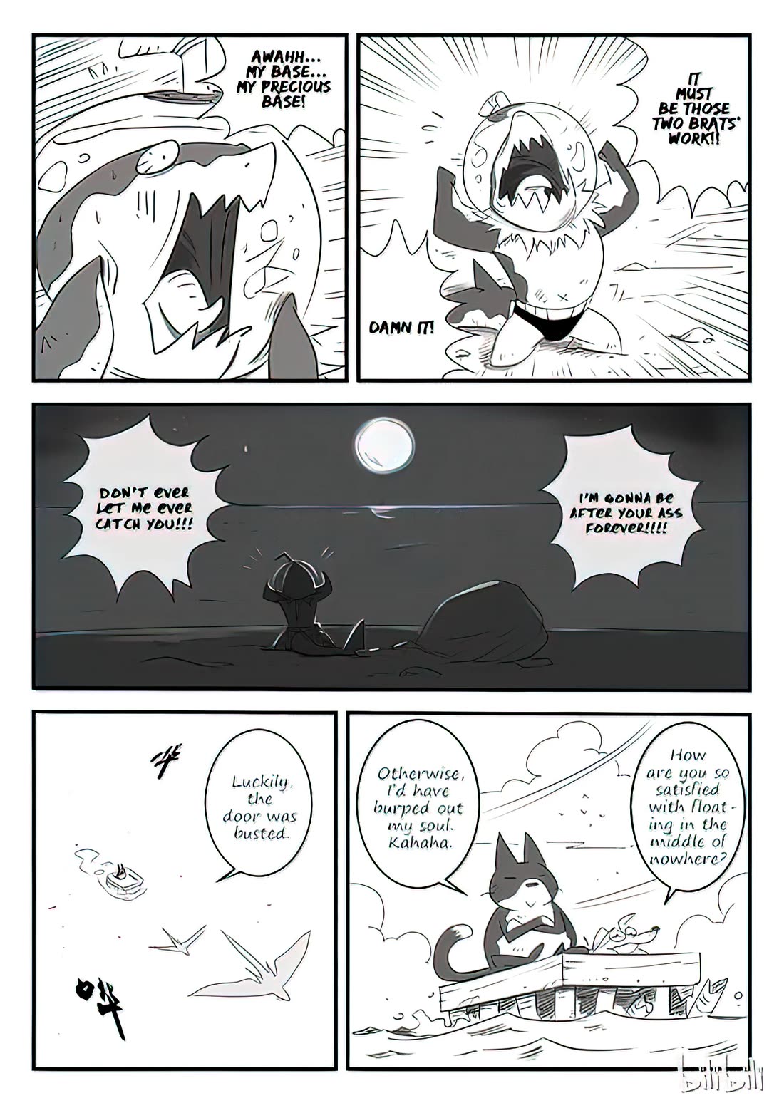Shadow Cat Chapter 7 page 7 - Chapter 7: The Sea is So Nice
