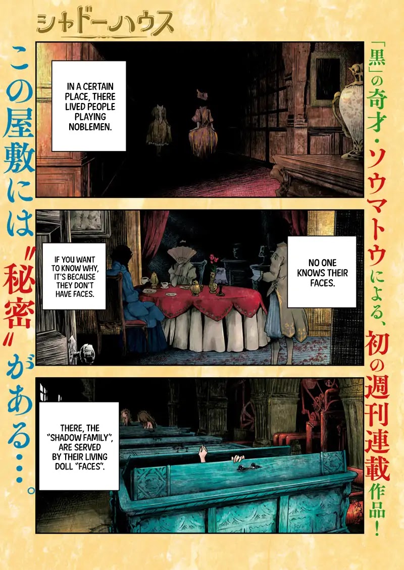 Shadow House Chapter 1 page 1 - Chapter 1