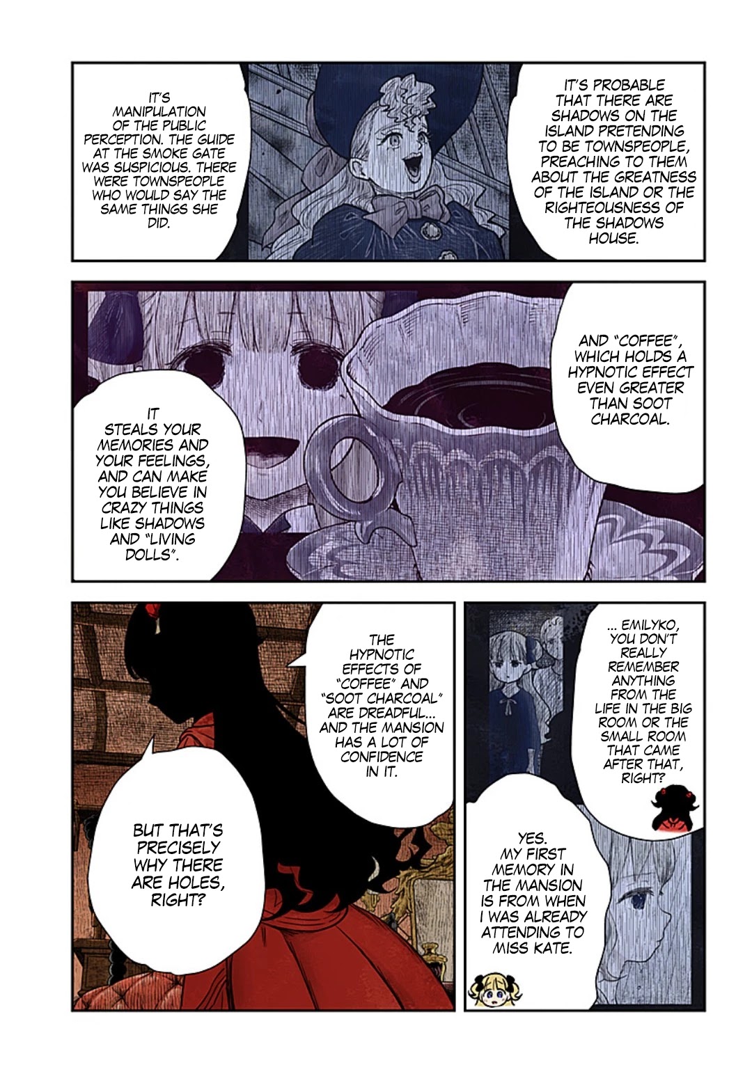 Shadow House Chapter 115 page 12 - Chapter 115: Emilyko