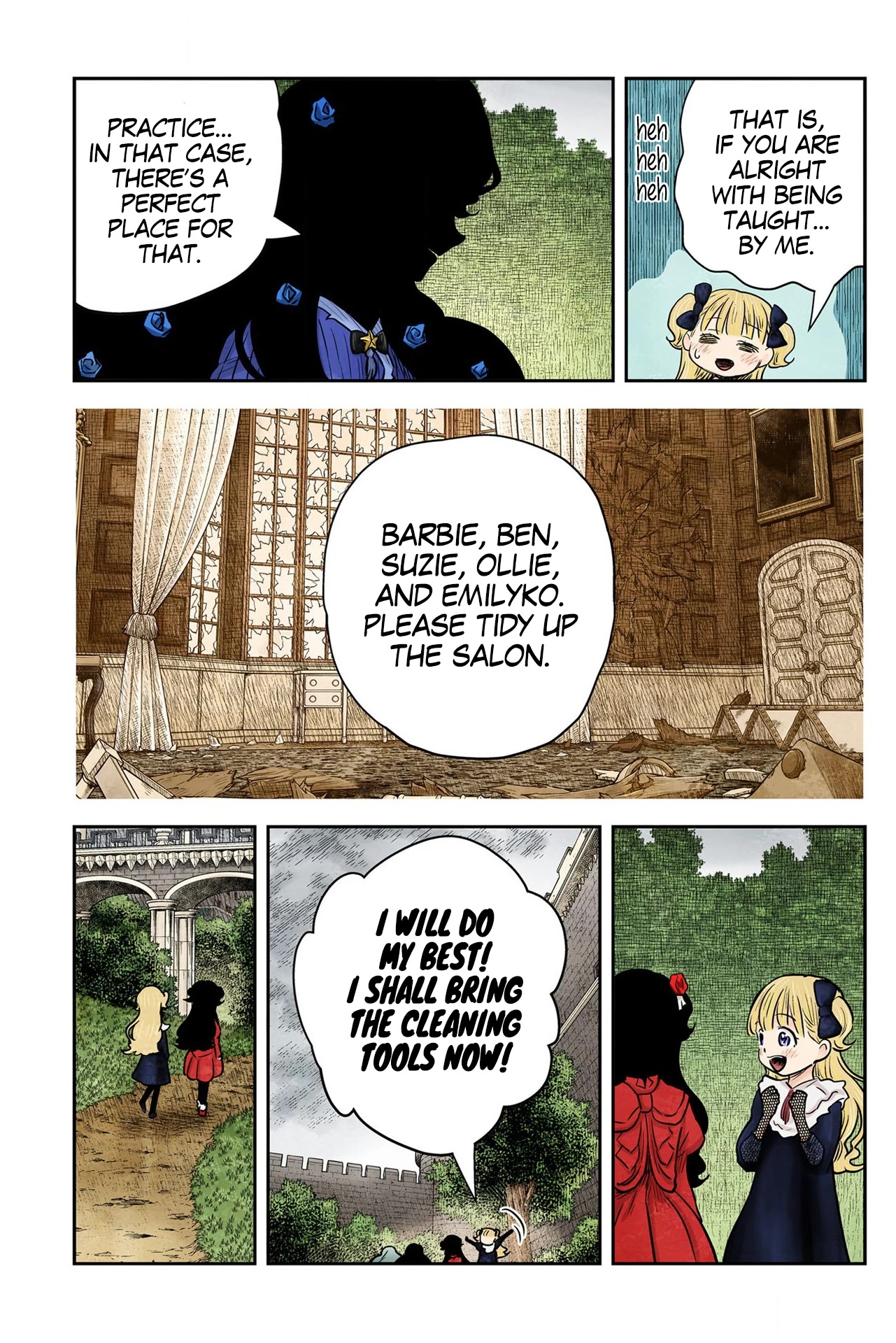 Shadow House Chapter 151 page 4 - Chapter 151: Smile