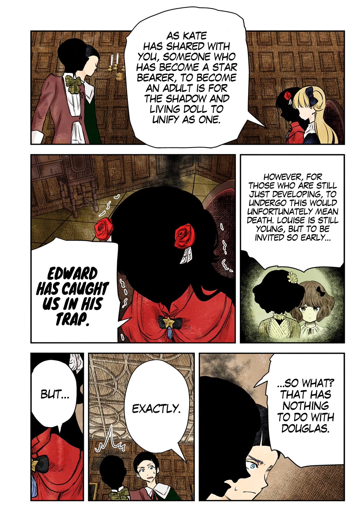 Shadow House Chapter 168 page 6 - Chapter 168: Behind the Curtains