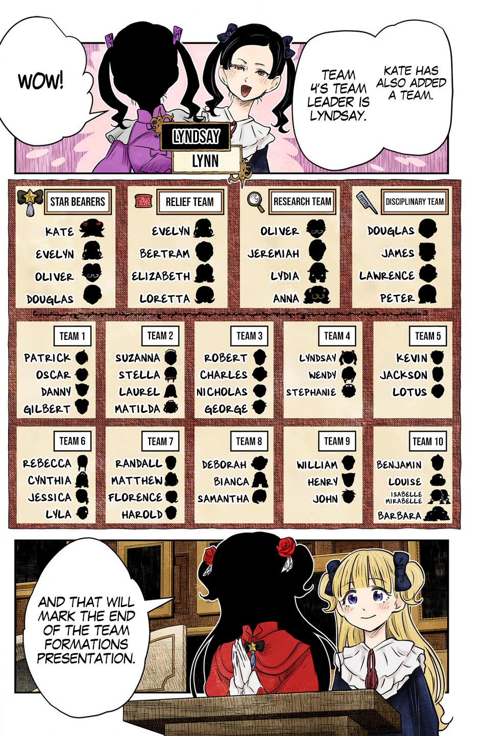 Shadow House Chapter 195 page 11 - Chapter 195: New Teams