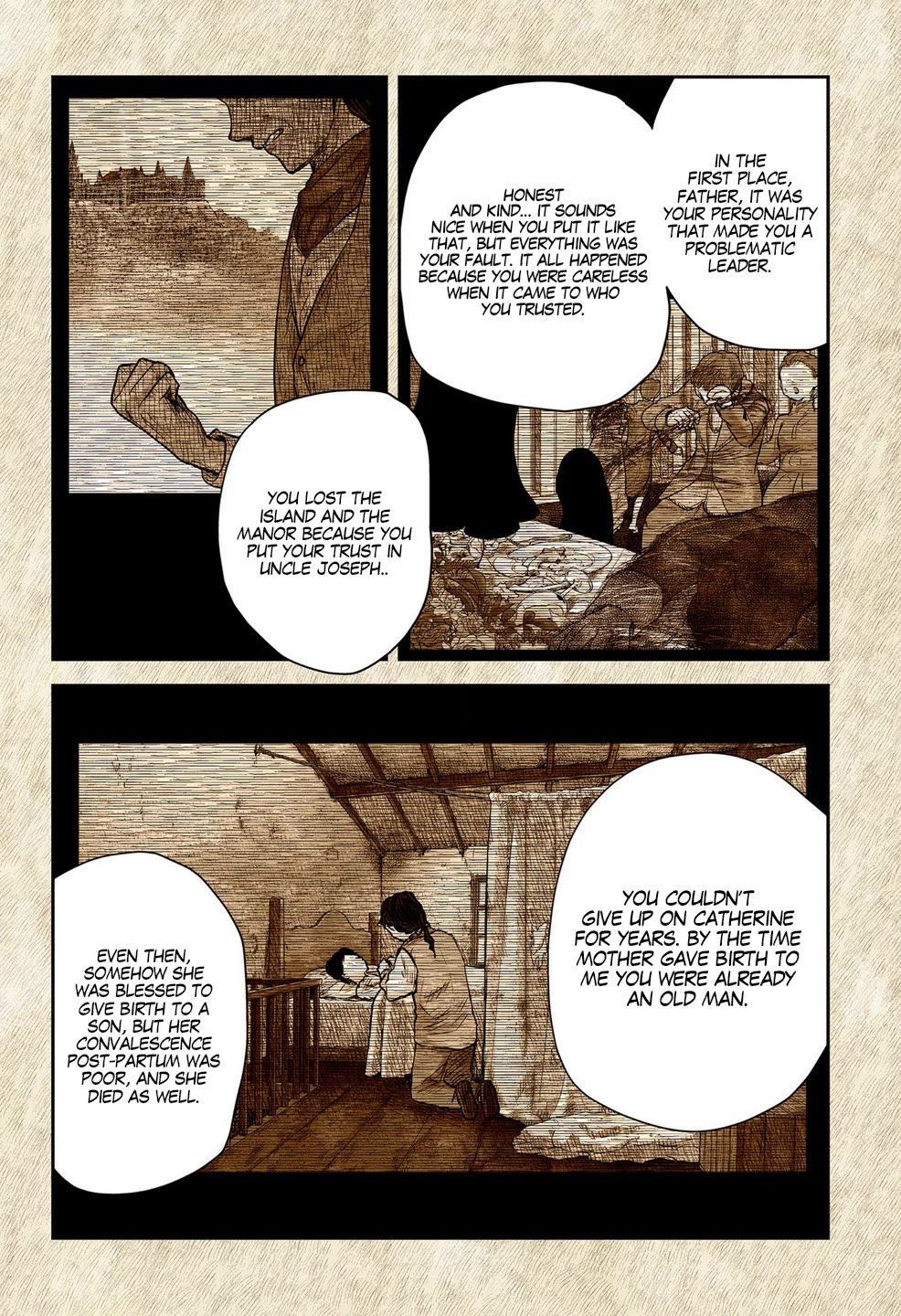 Shadow House Chapter 199 page 13 - Chapter 199: Upbringing