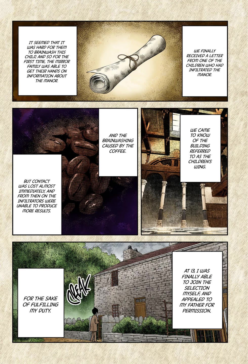 Shadow House Chapter 199 page 9 - Chapter 199: Upbringing