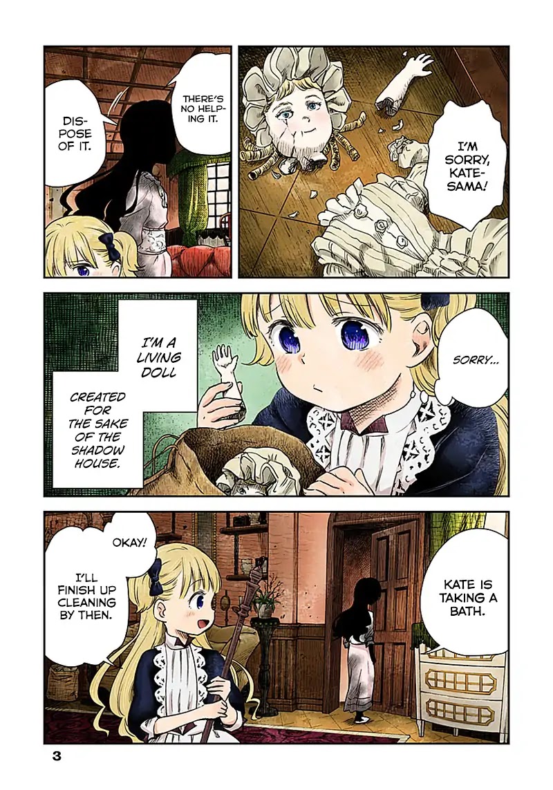 Shadow House Chapter 2 page 3 - Chapter 2: Broken dolls are...