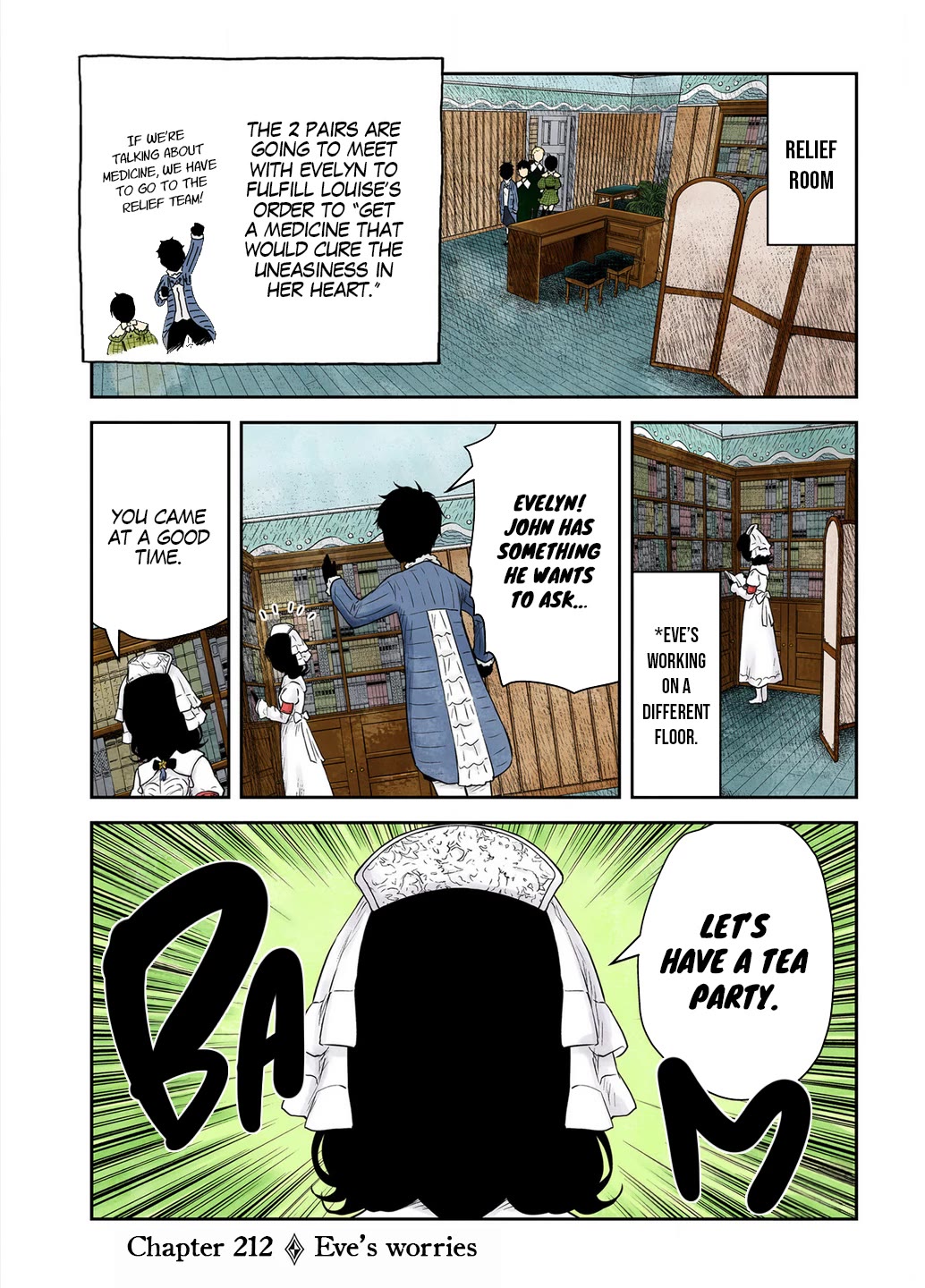 Shadow House Chapter 212 page 2 - Chapter 212: Eve's Worries