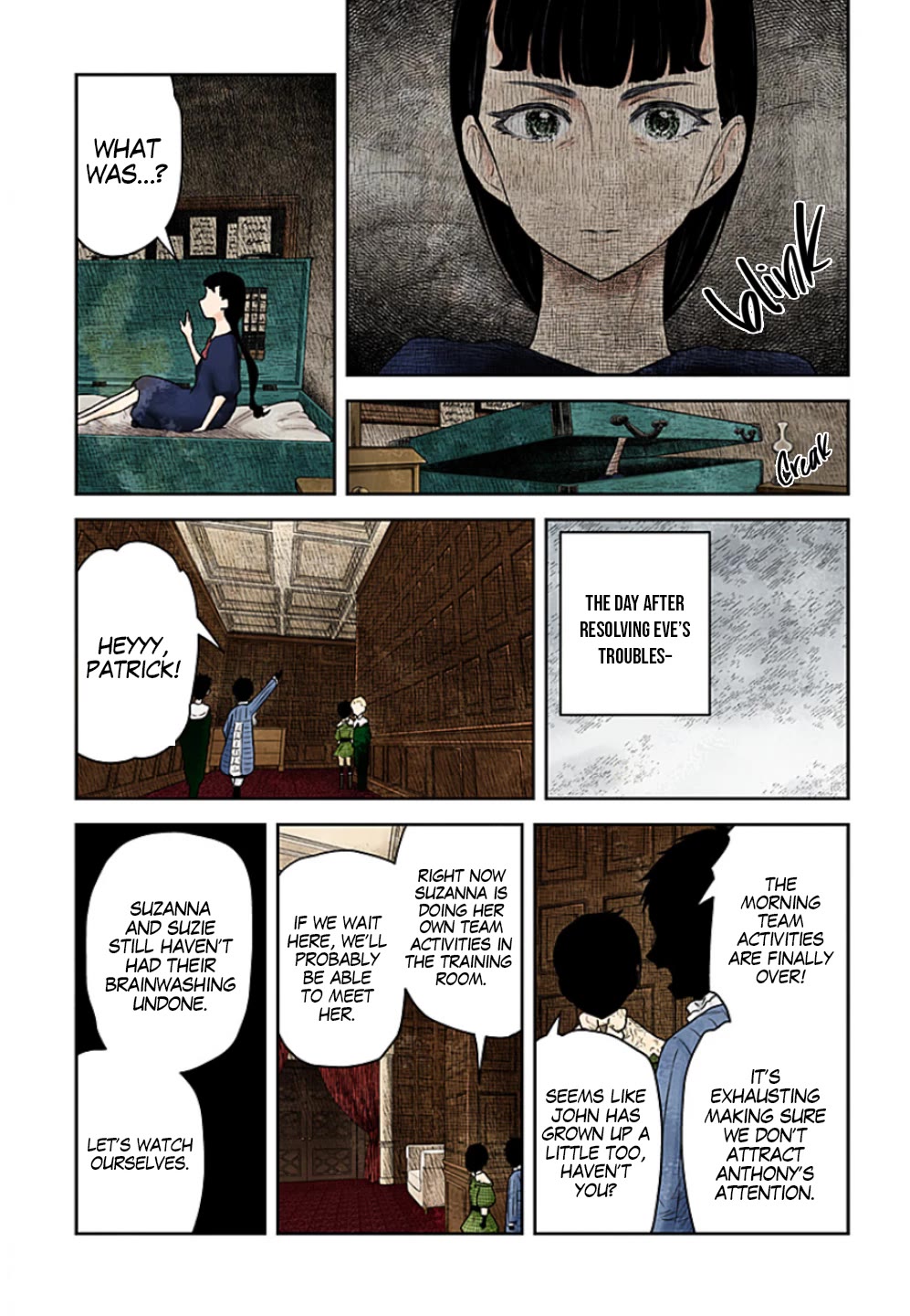 Shadow House Chapter 213 page 3 - Chapter 213: Suzie's Dream