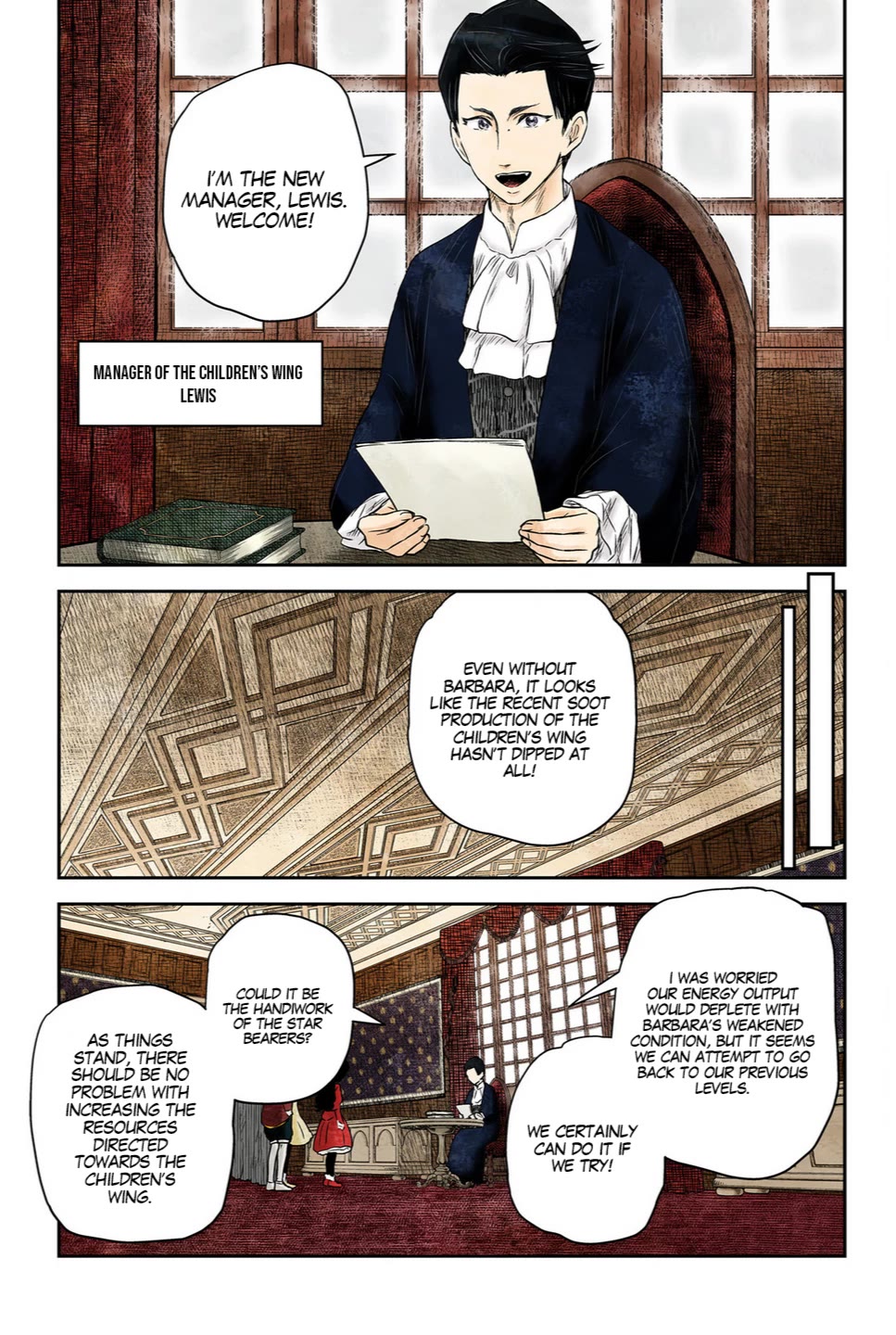 Shadow House Chapter 218 page 4 - Chapter 218: Scheduled Report