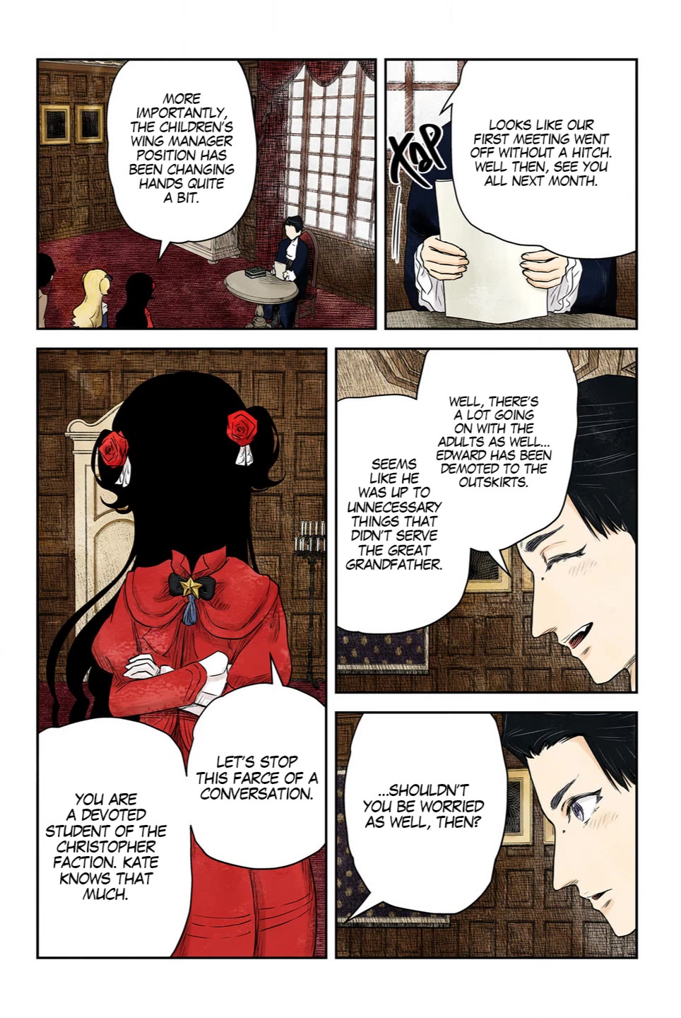 Shadow House Chapter 218 page 5 - Chapter 218: Scheduled Report