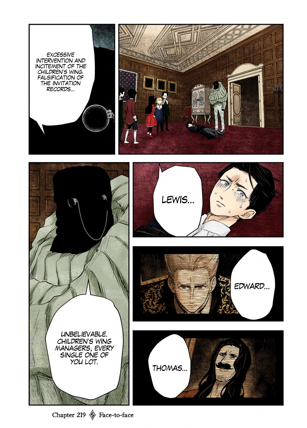 Shadow House Chapter 219 page 2 - Chapter 219: Face-to-Face