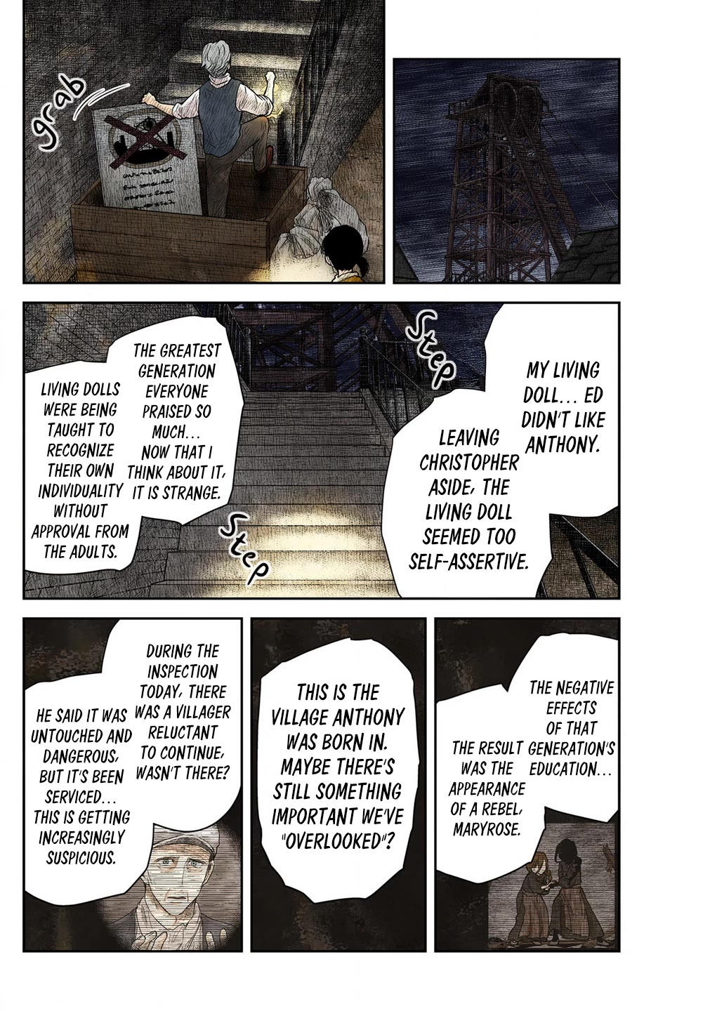 Shadow House Chapter 224 page 14 - Chapter 224: Together in Coal Mine