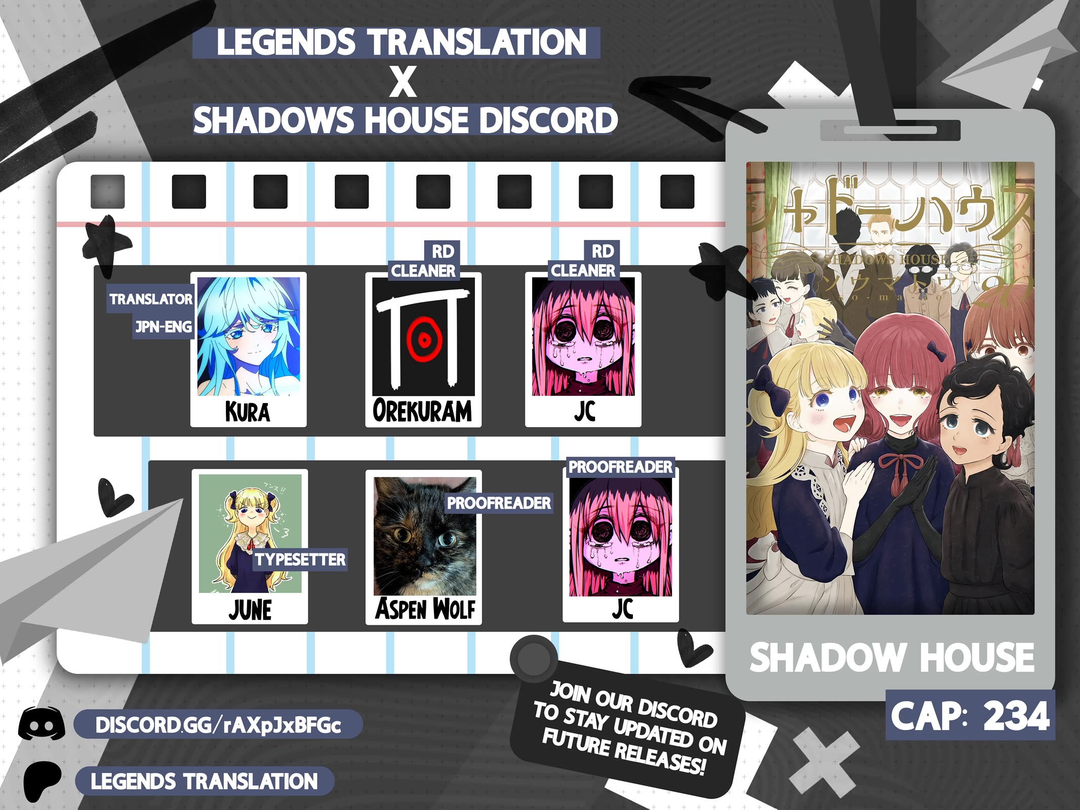 Shadow House Chapter 234 page 1 - Chapter 234: A Wish That Had Come True