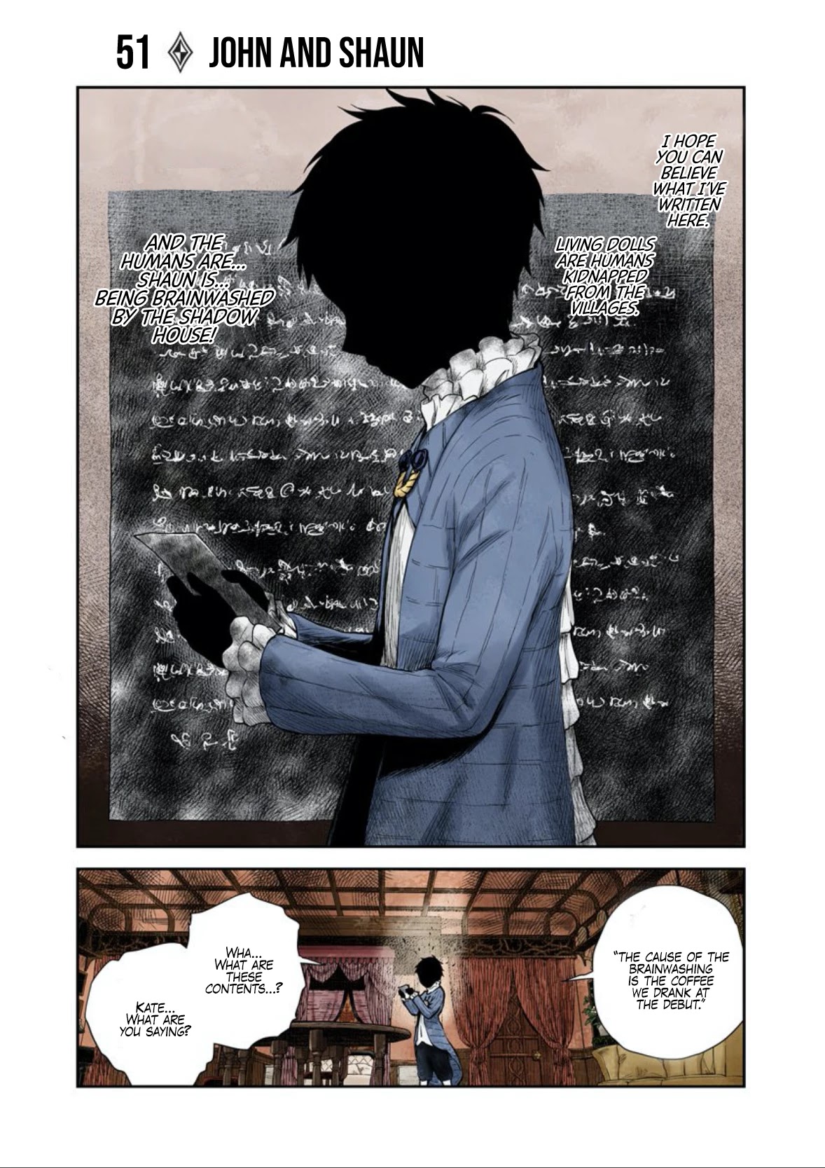 Shadow House Chapter 51 page 2 - Chapter 51: John and Shaun
