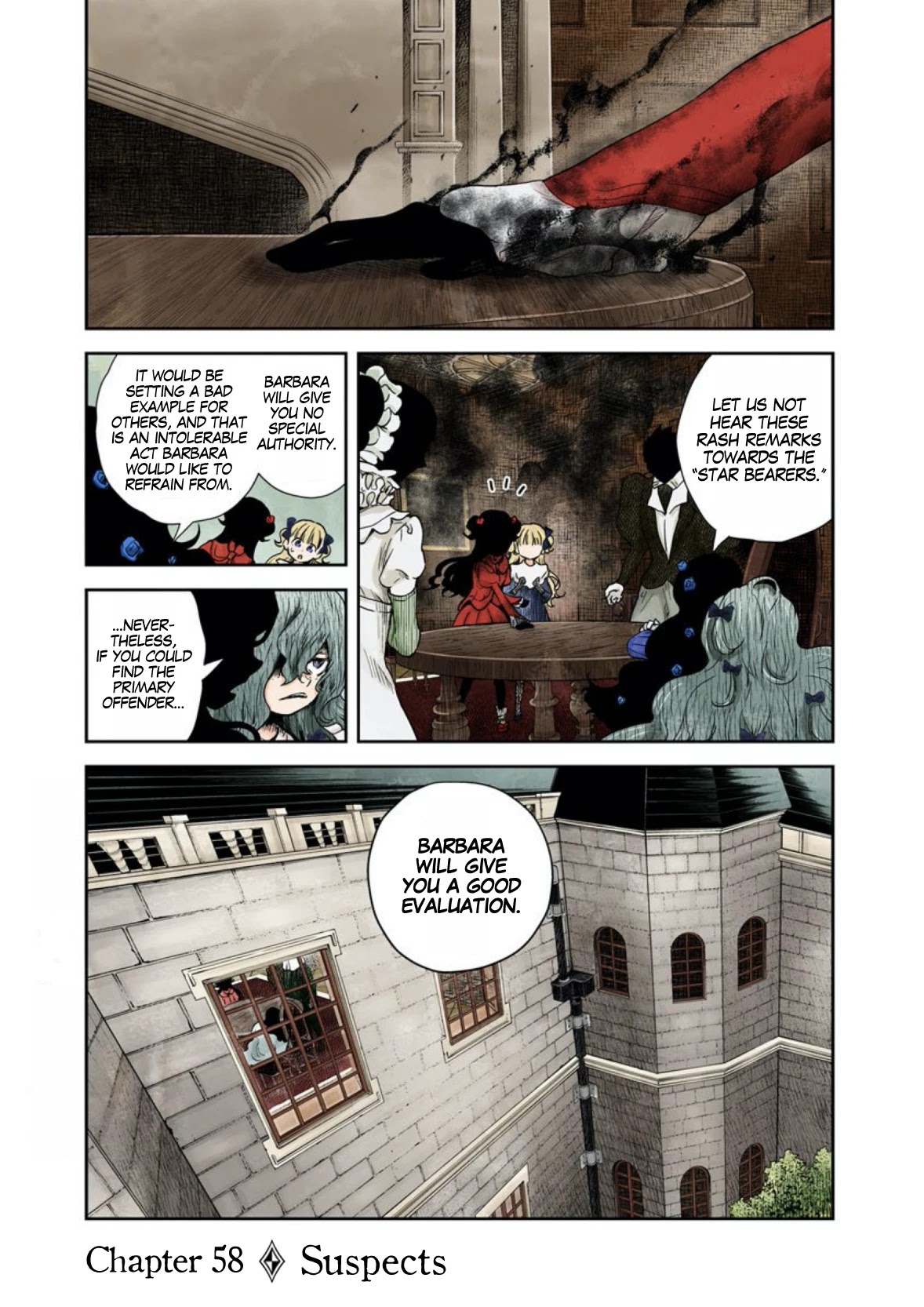 Shadow House Chapter 58 page 2 - Chapter 58: Suspects