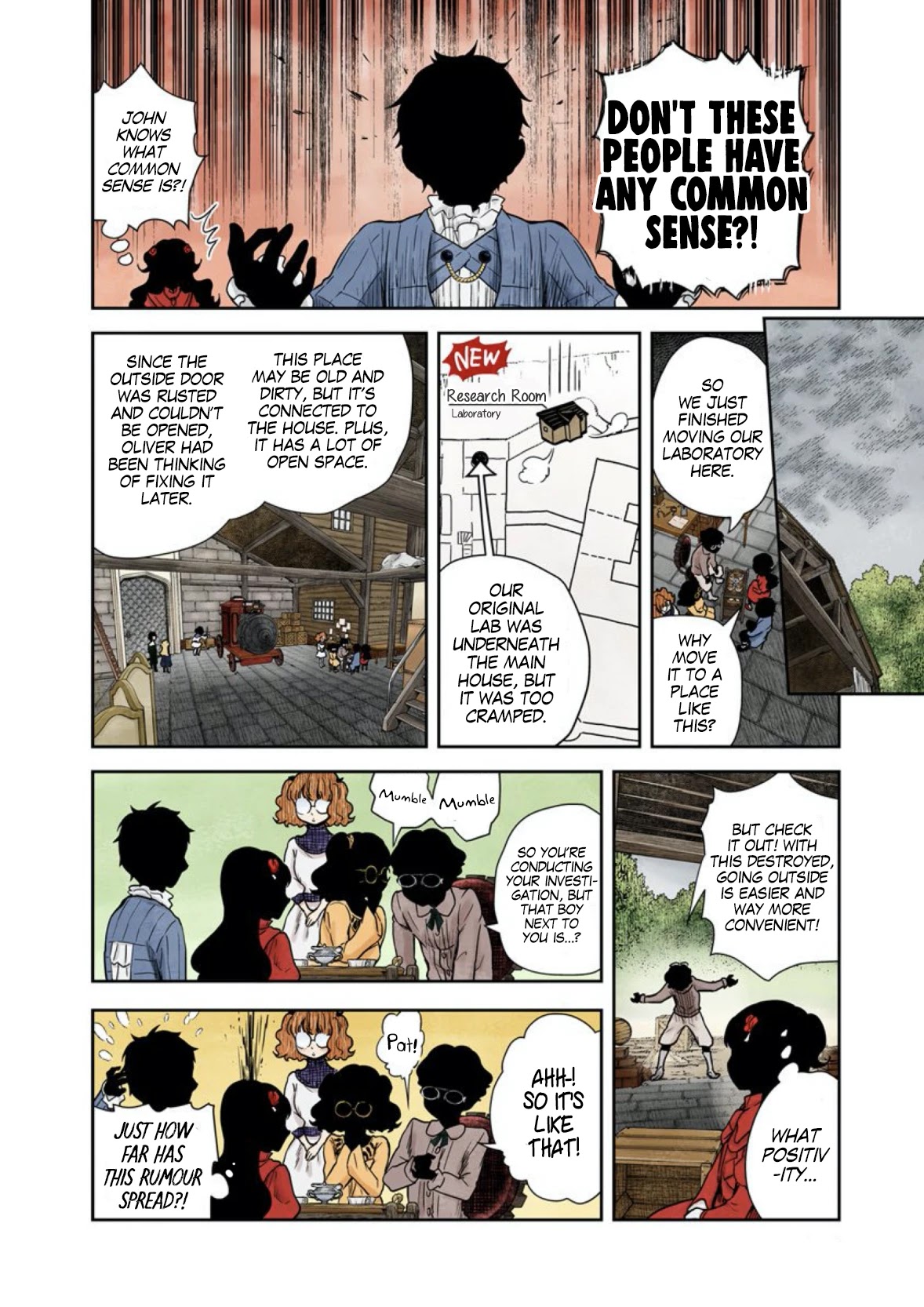 Shadow House Chapter 60 page 5 - Chapter 60: Research Team