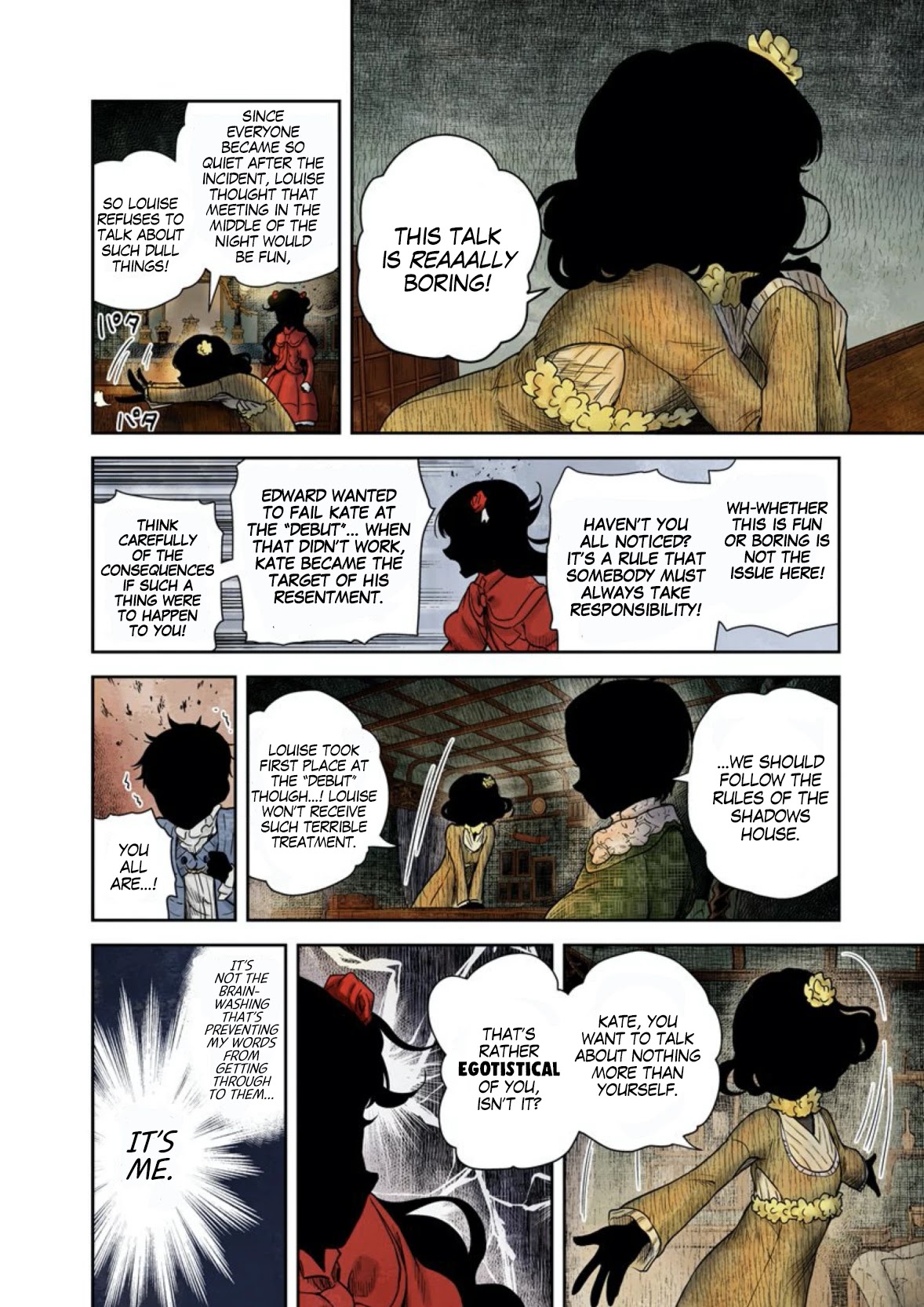 Shadow House Chapter 61 page 7 - Chapter 61: Midnight Debutant Class Reunion