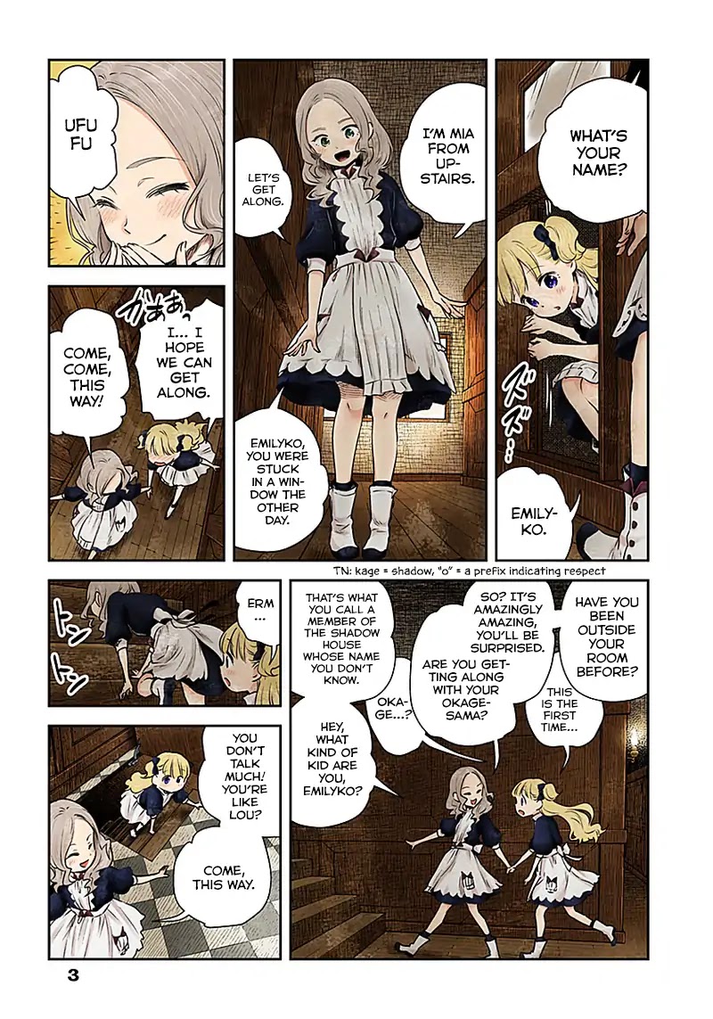 Shadow House Chapter 8 page 3 - Chapter 8: Outside the room there's...