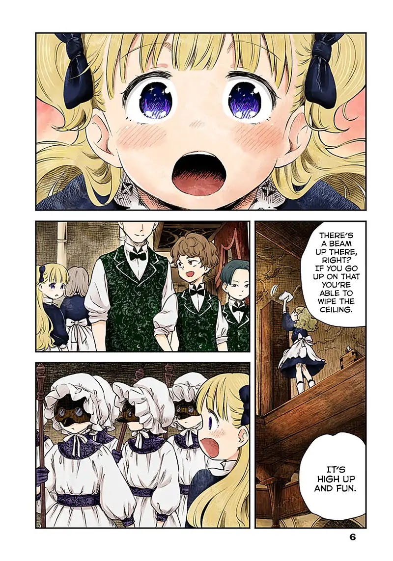 Shadow House Chapter 8 page 5 - Chapter 8: Outside the room there's...
