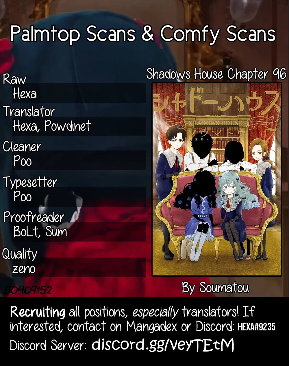Shadow House Chapter 96 page 1 - Chapter 96