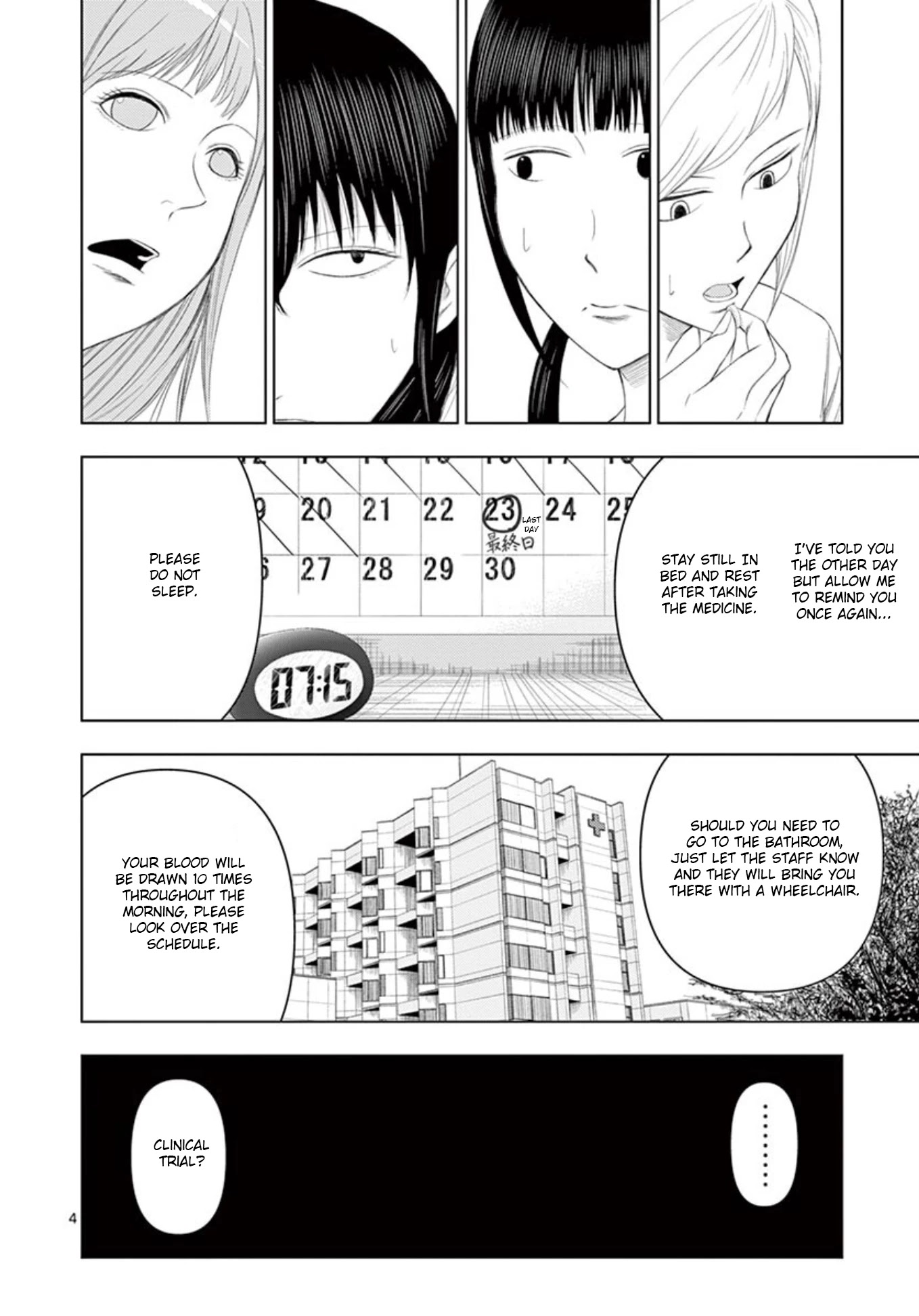 Shady Part-Time Jobs: No Escape Chapter 10 page 4 - Chapter 10: Clinical Trial ①
