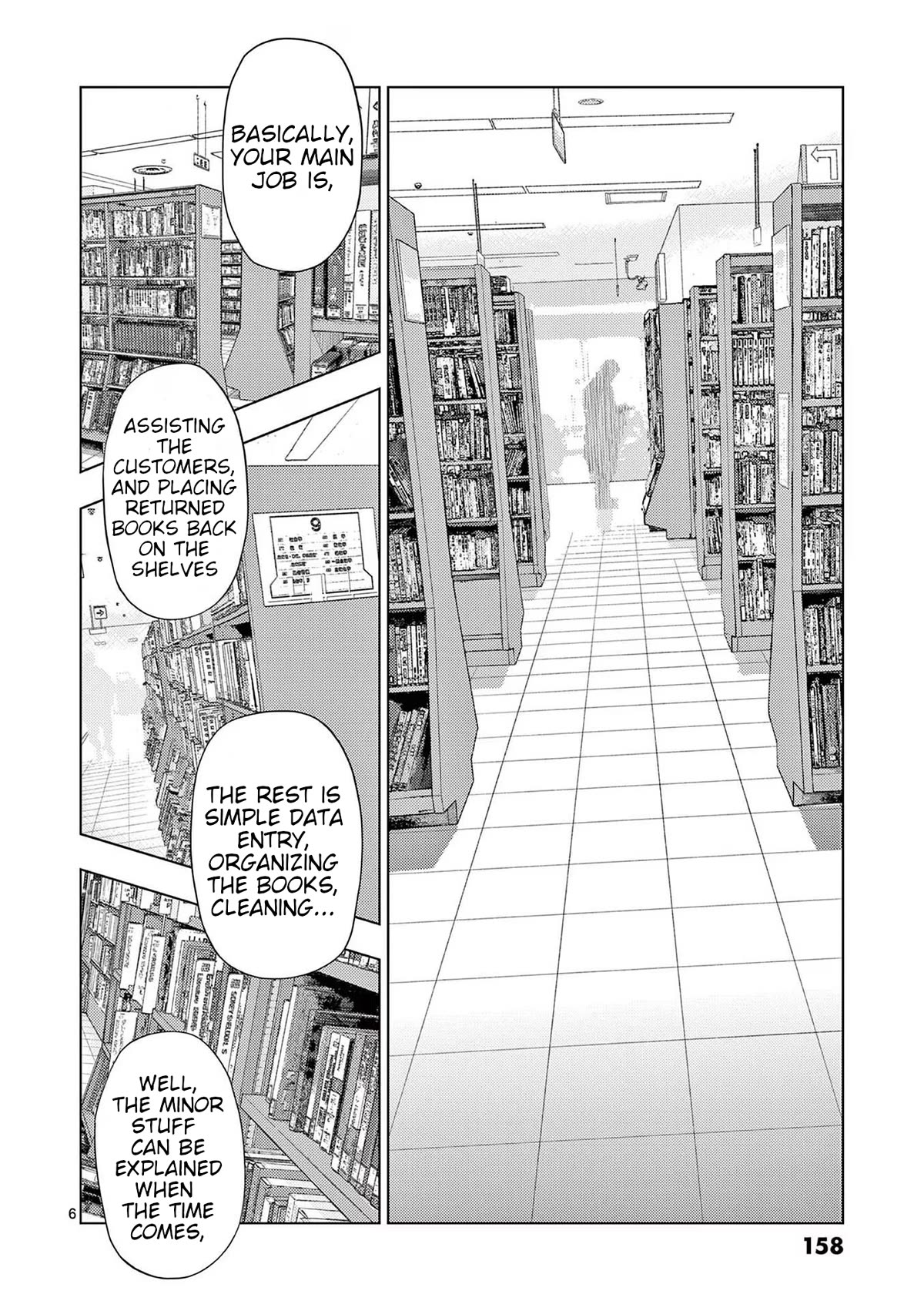 Shady Part-Time Jobs: No Escape Chapter 105 page 6 - Chapter 105: Library Staff ①