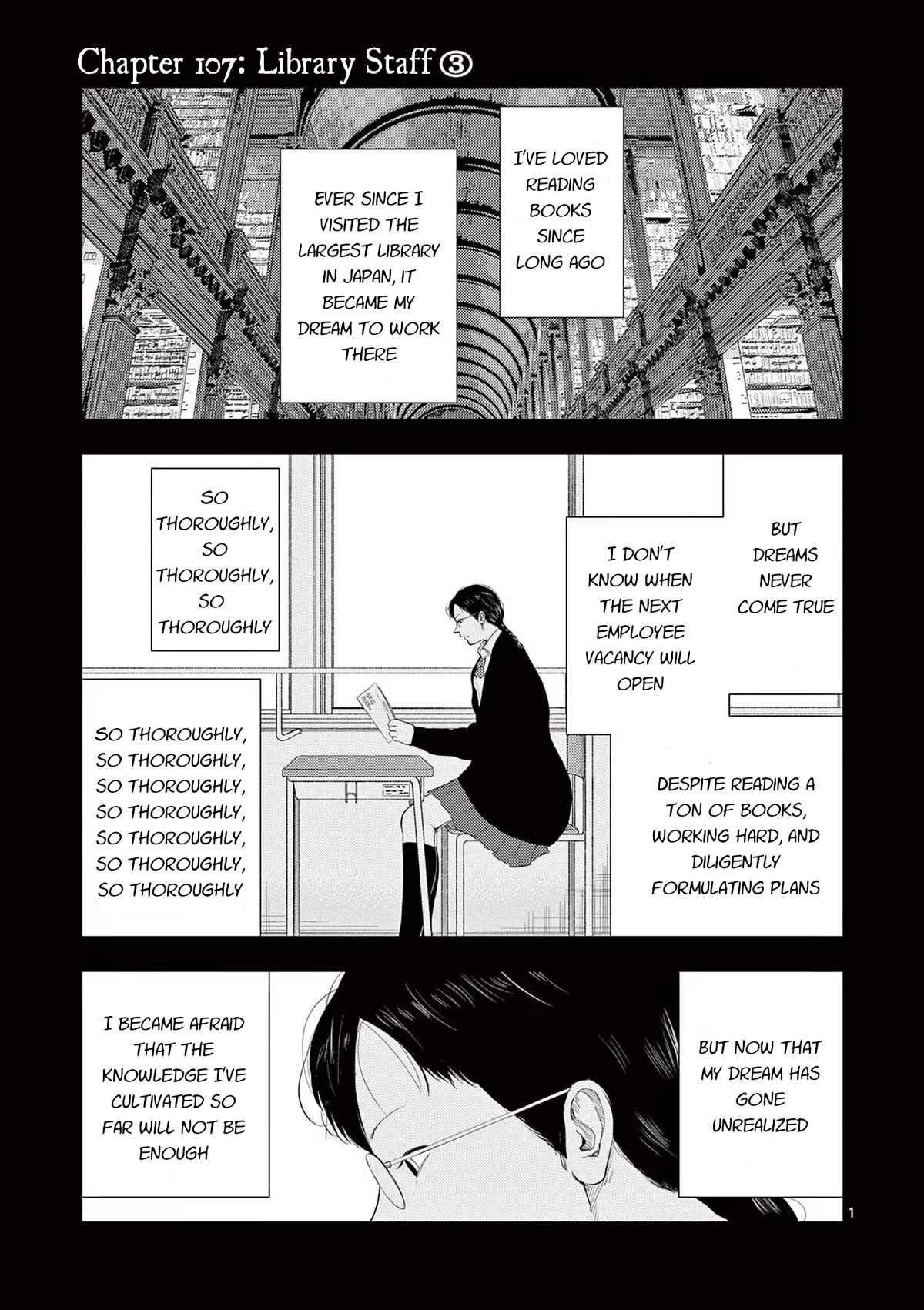 Shady Part-Time Jobs: No Escape Chapter 107 page 1 - Chapter 107: Library Staff ③