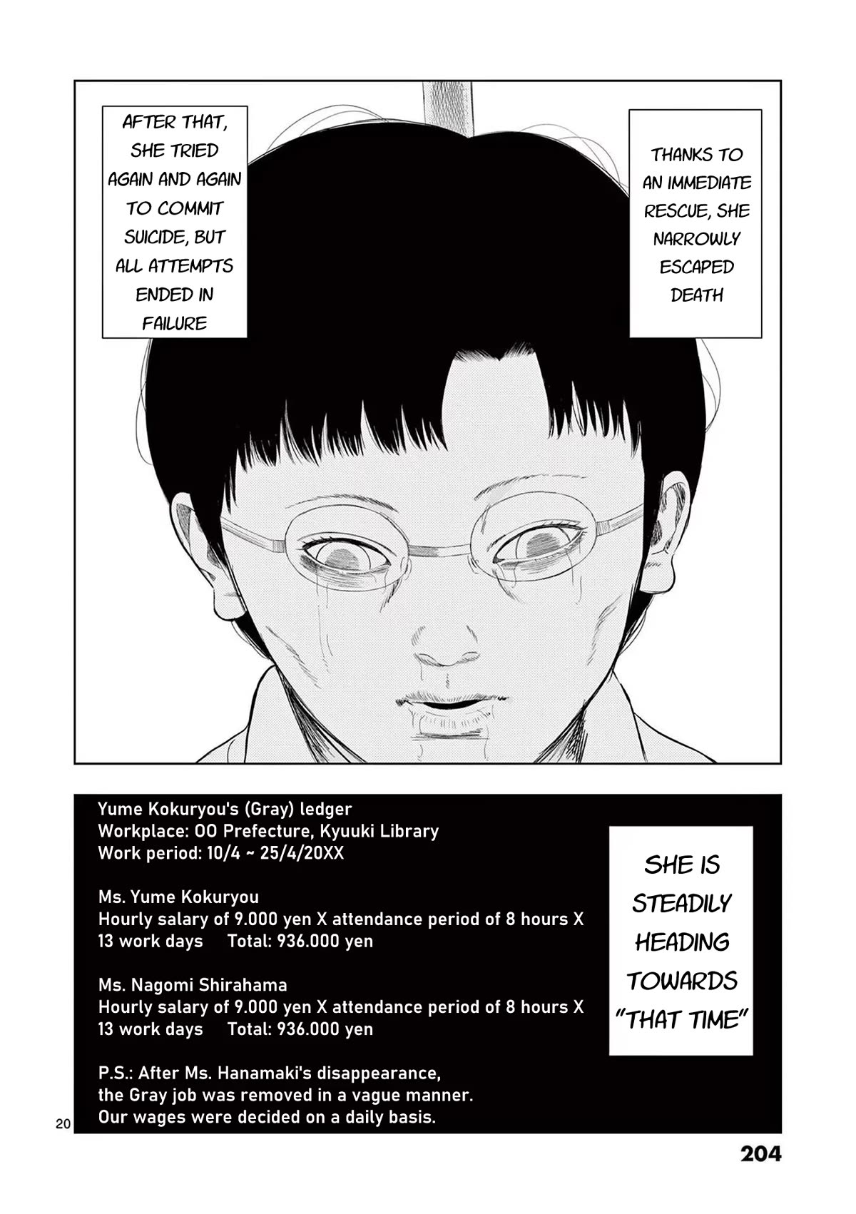 Shady Part-Time Jobs: No Escape Chapter 107 page 20 - Chapter 107: Library Staff ③
