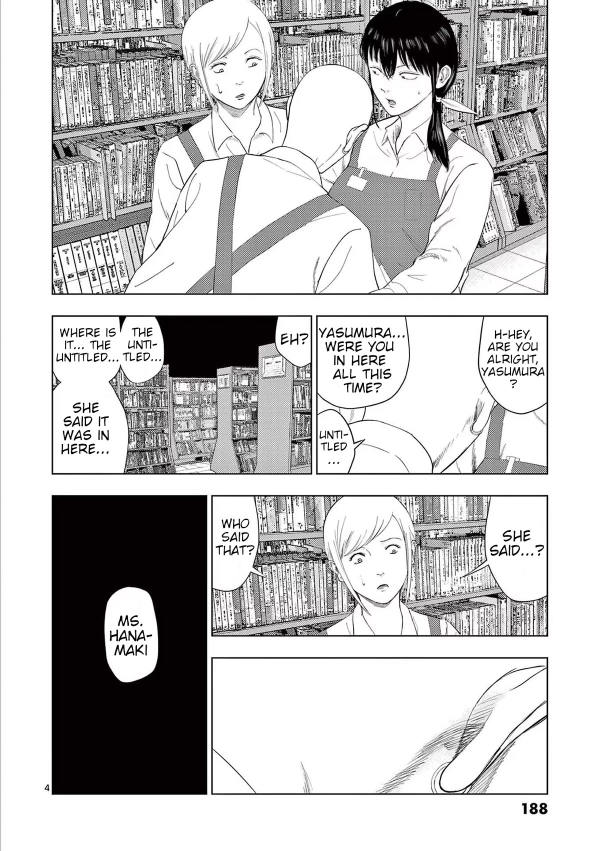 Shady Part-Time Jobs: No Escape Chapter 107 page 4 - Chapter 107: Library Staff ③