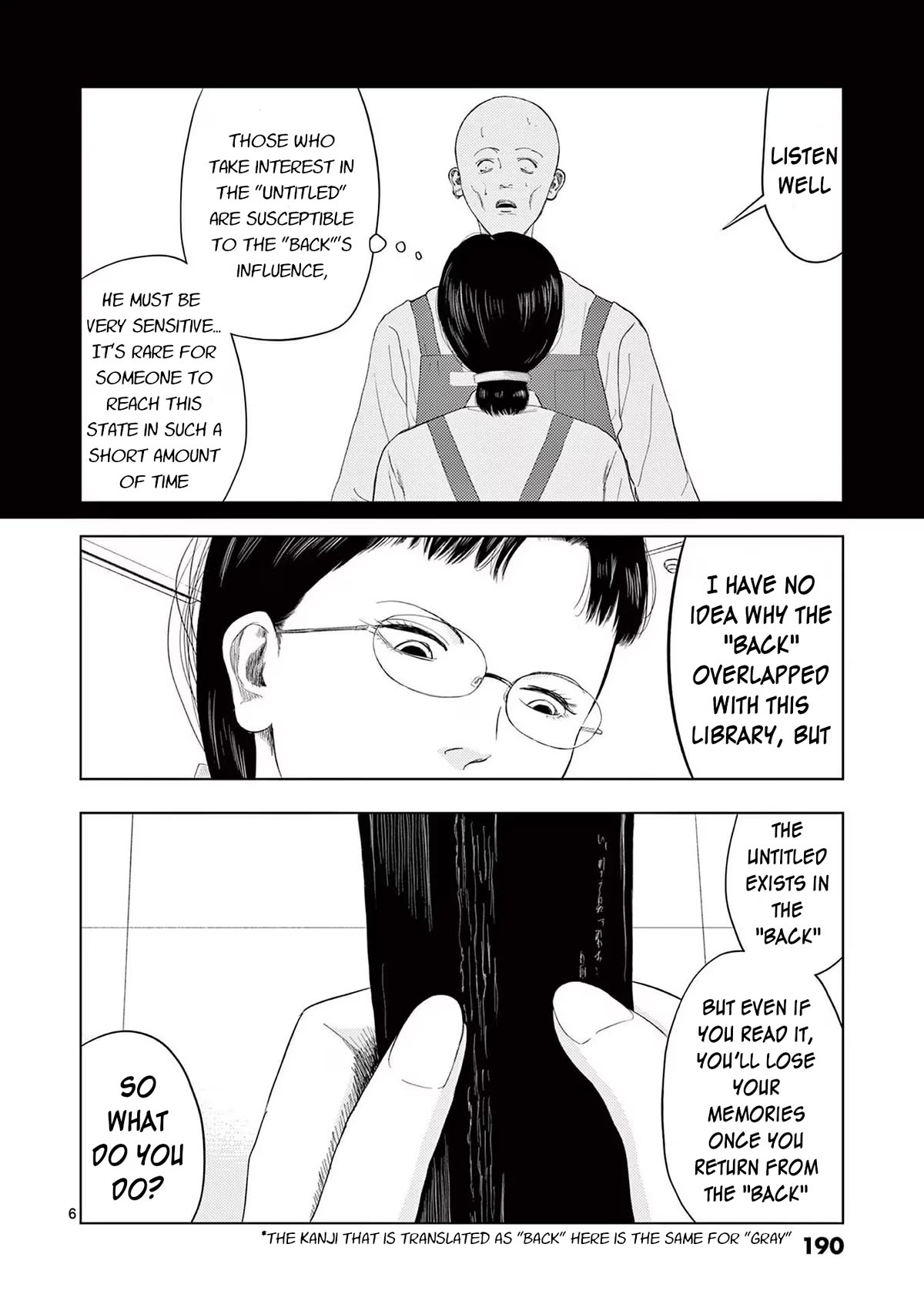 Shady Part-Time Jobs: No Escape Chapter 107 page 6 - Chapter 107: Library Staff ③