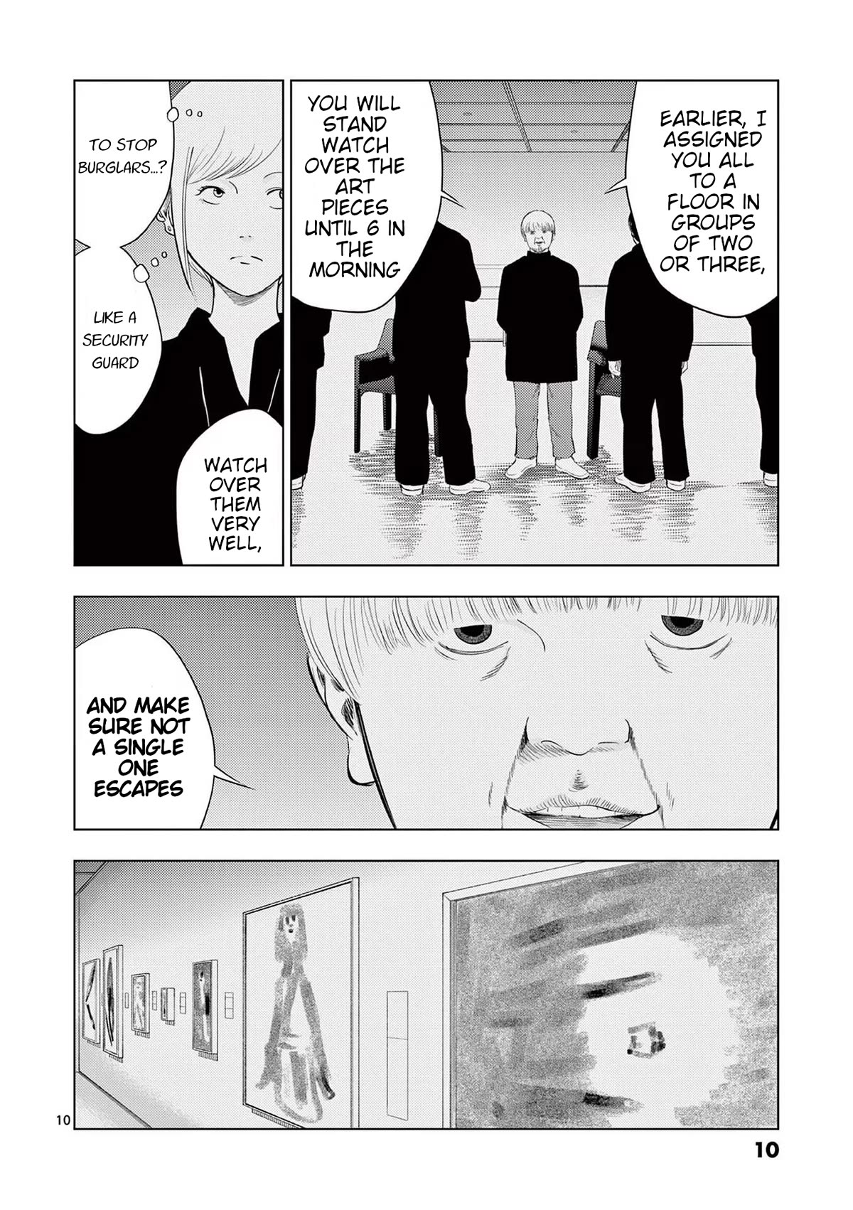 Shady Part-Time Jobs: No Escape Chapter 108 page 11 - Chapter 108: Art Museum Staff ①