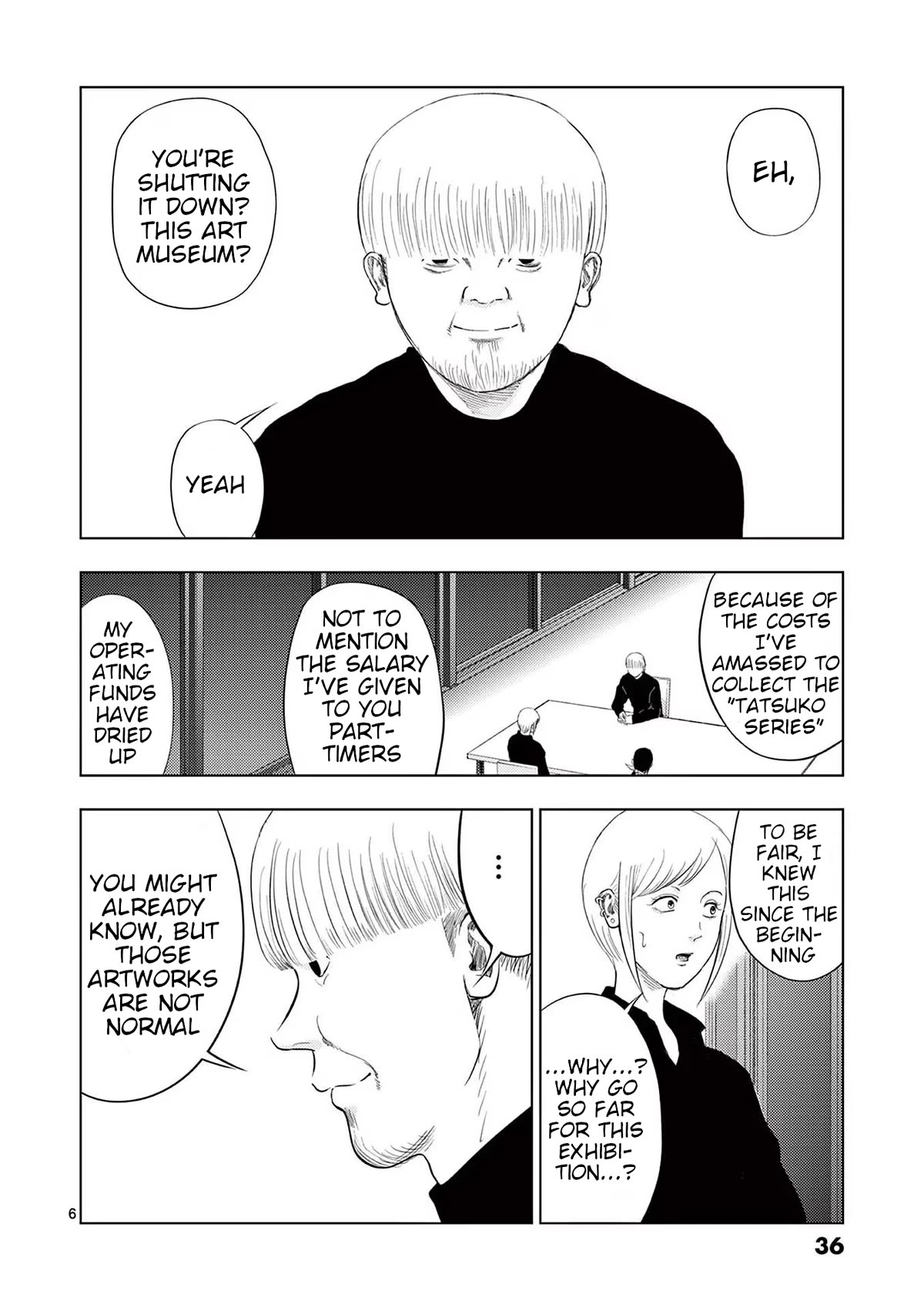 Shady Part-Time Jobs: No Escape Chapter 110 page 6 - Chapter 110: Art Museum Staff ③