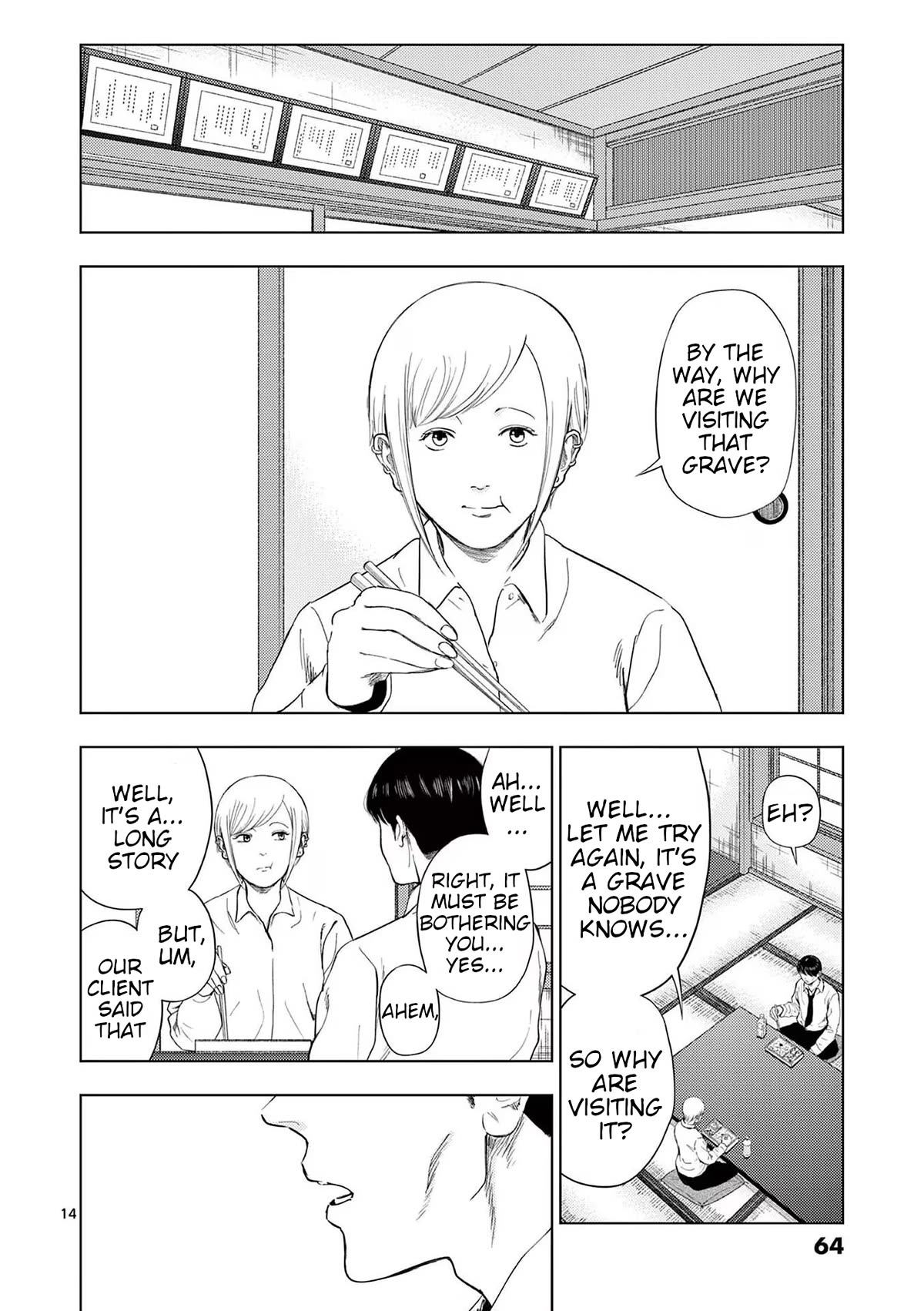 Shady Part-Time Jobs: No Escape Chapter 111 page 14 - Chapter 111: Proxy Grave Visitor ①
