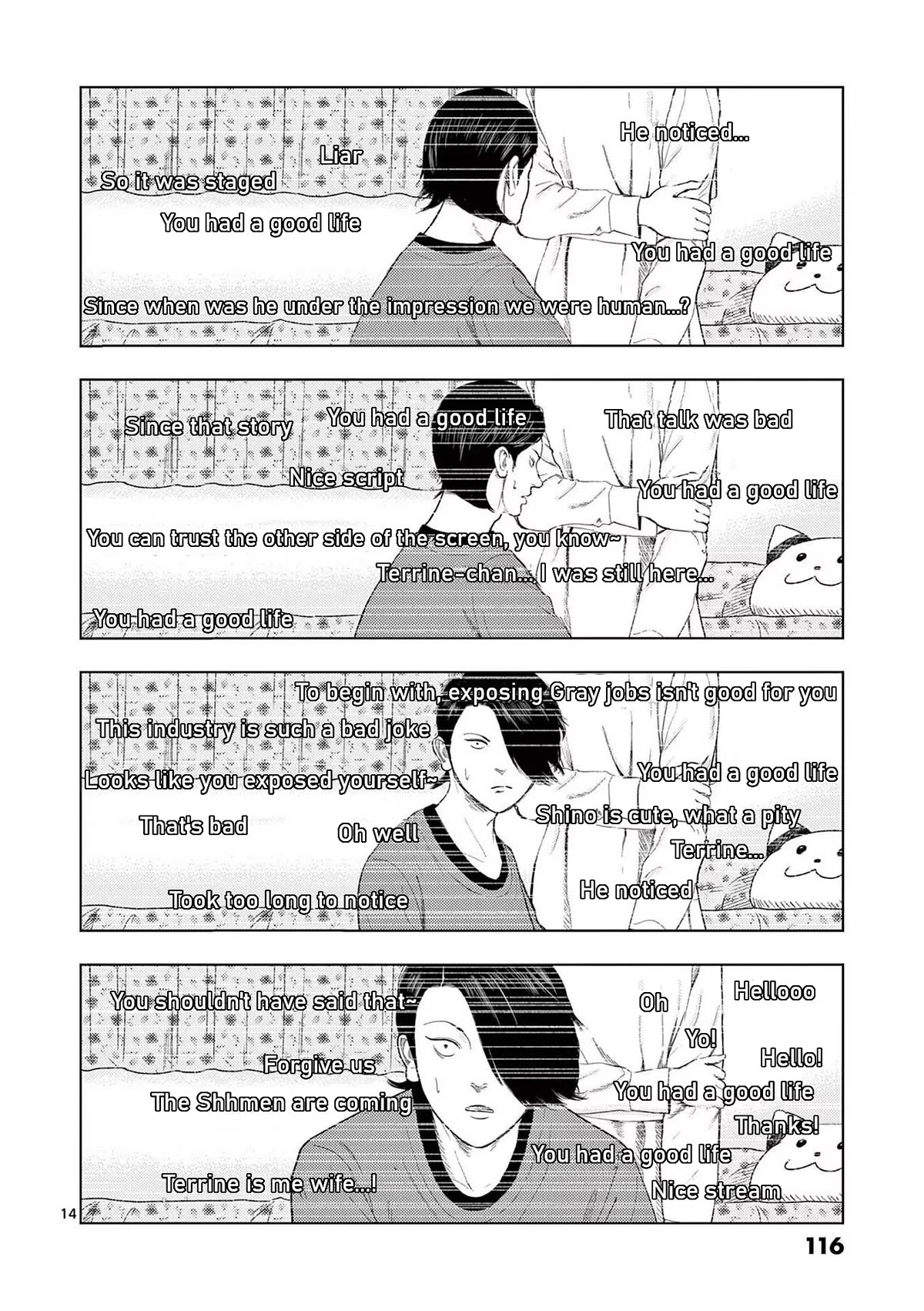 Shady Part-Time Jobs: No Escape Chapter 114 page 14 - Chapter 114: Live Stream Guest