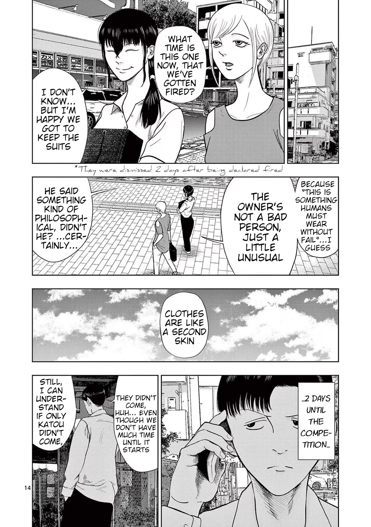 Shady Part-Time Jobs: No Escape Chapter 128 page 14 - Chapter 128: Tailor (Sales Staff) ③