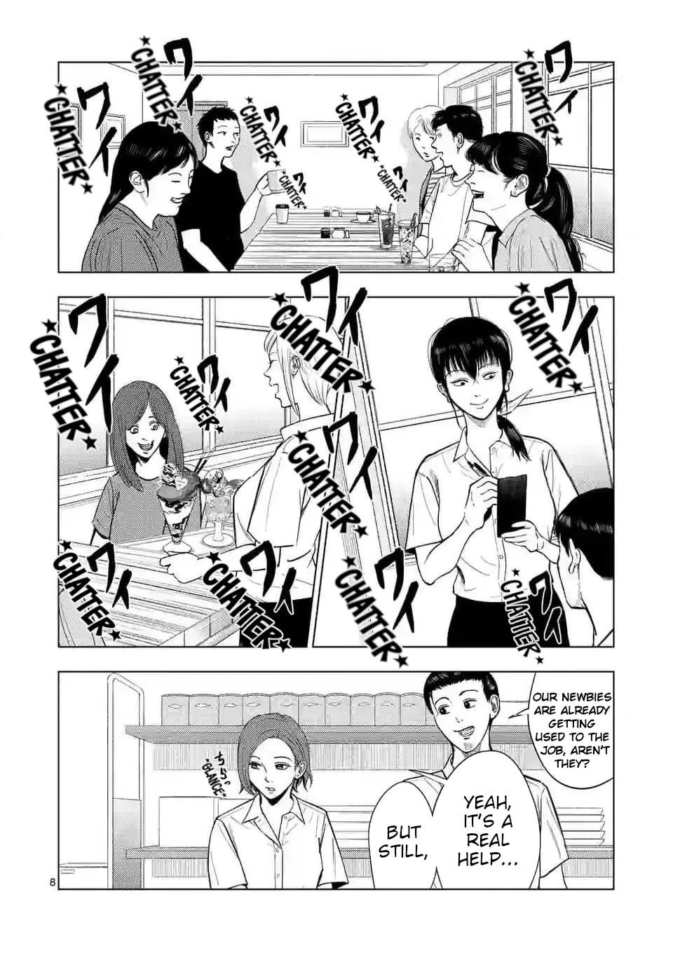 Shady Part-Time Jobs: No Escape Chapter 135 page 8 - Chapter 135: Café Clerk