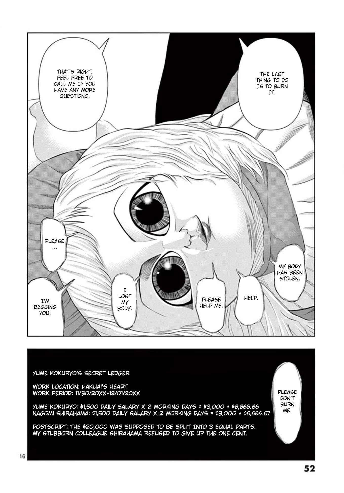 Shady Part-Time Jobs: No Escape Chapter 15 page 16 - Chapter 15: Doll Memorial Service ③
