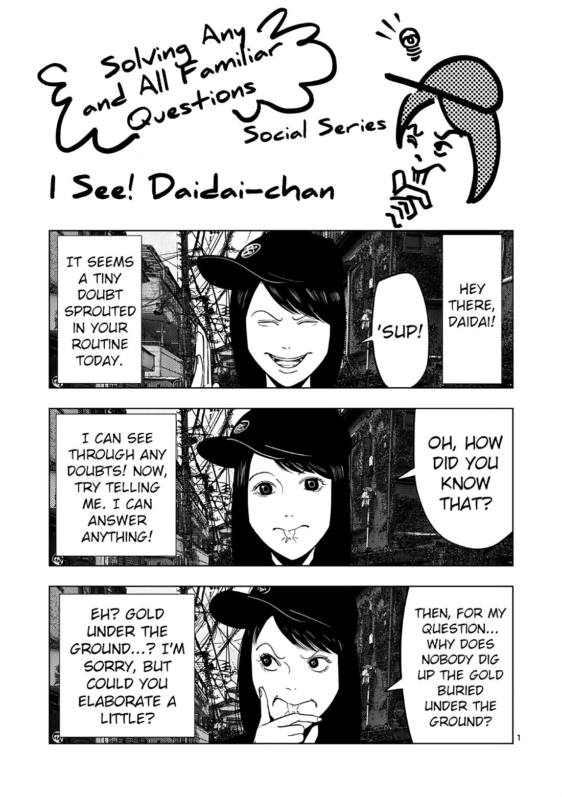 Shady Part-Time Jobs: No Escape Chapter 163.5 page 1 - Chapter 163.5: I See! Daidai-chan
